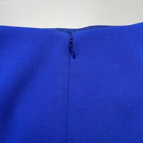 BANANA REPUBLIC Cobalt Structured Winged Mini Skirt Sz 6 - Picture 8 of 8